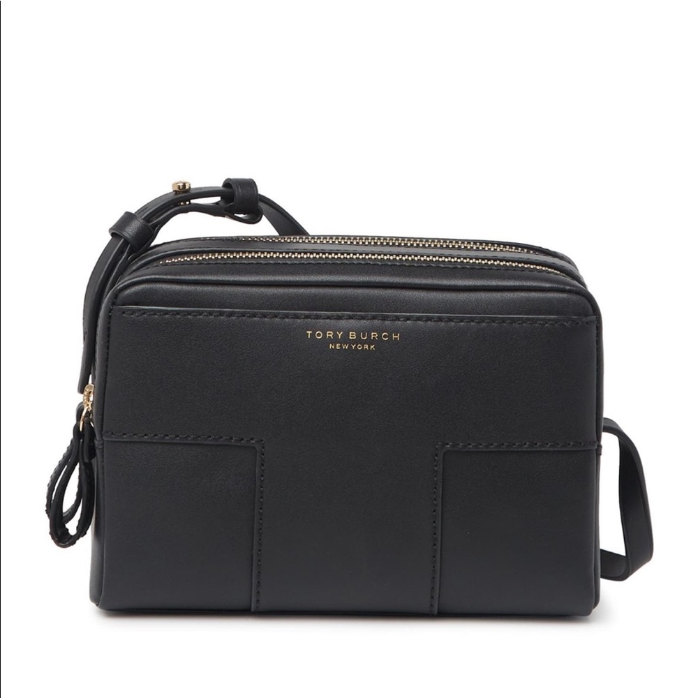 New Tory Burch 🖤 black T. double zipper - Picture 14 of 16